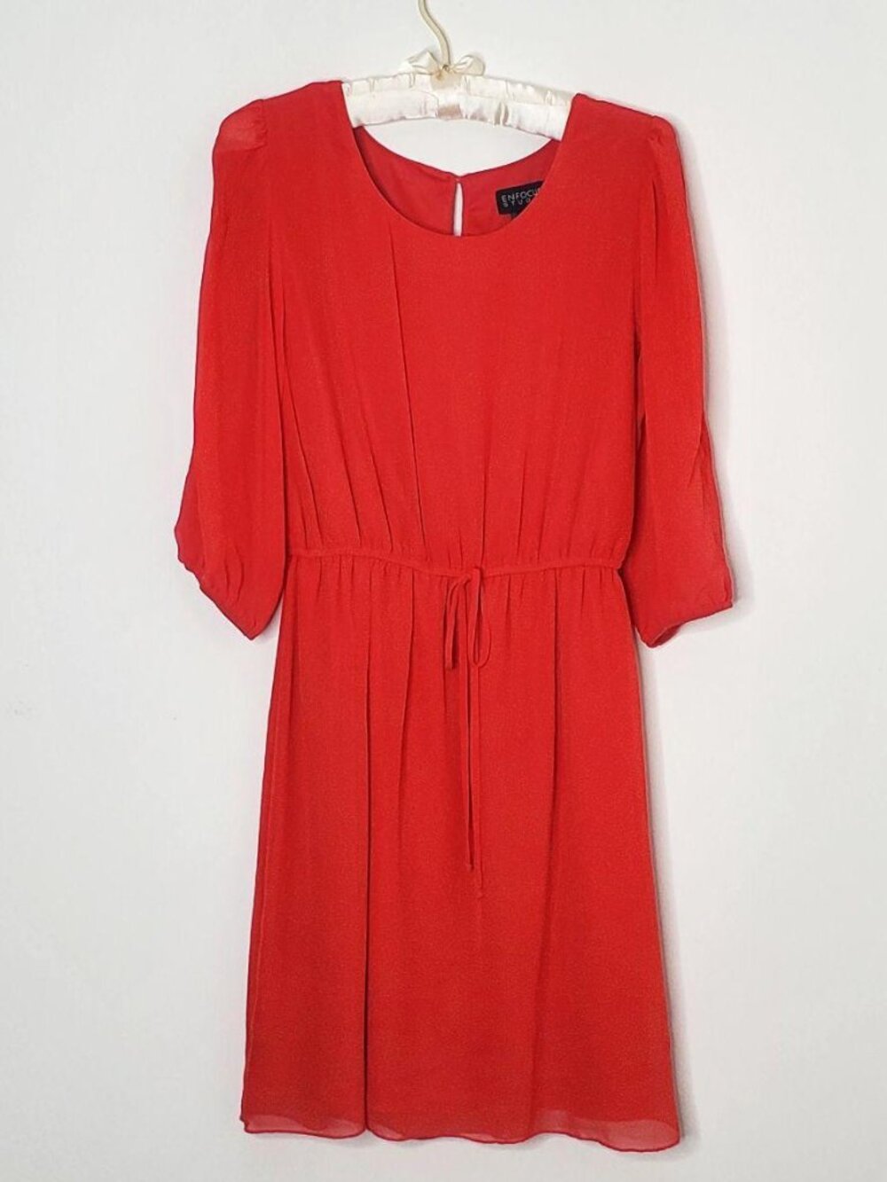 Enfocus Studio Petite Dress Coral Color